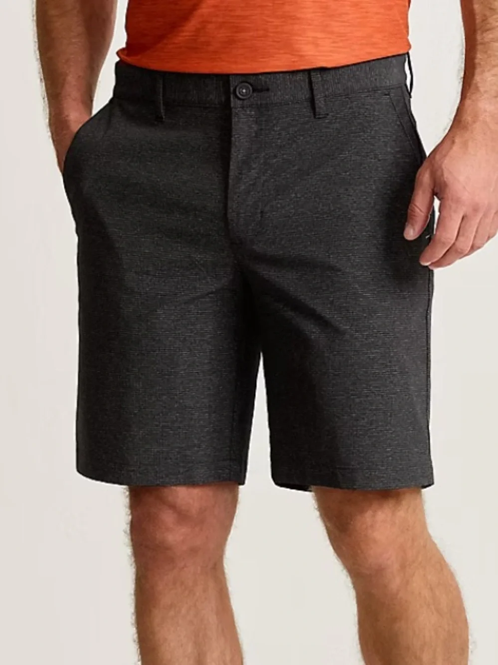 TOMMY BAHAMA Men's Chip Shot IslandZone 9-Inch Golf Shorts SZ 38 Dark Grey Beach